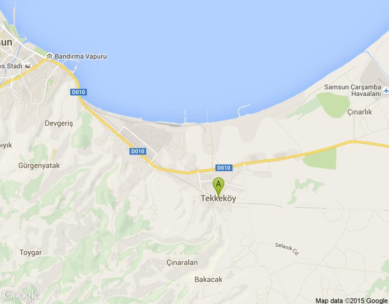 samsun-tekkekoy-harita