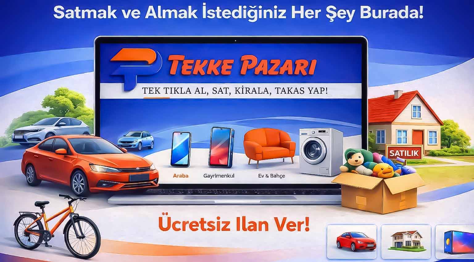 Tıkla al sat kirala takas yap